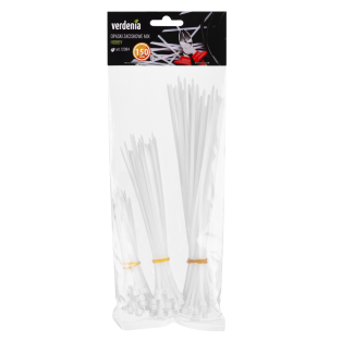 Opaski zaciskowe 25cm 80 sztuk HOBBy białe