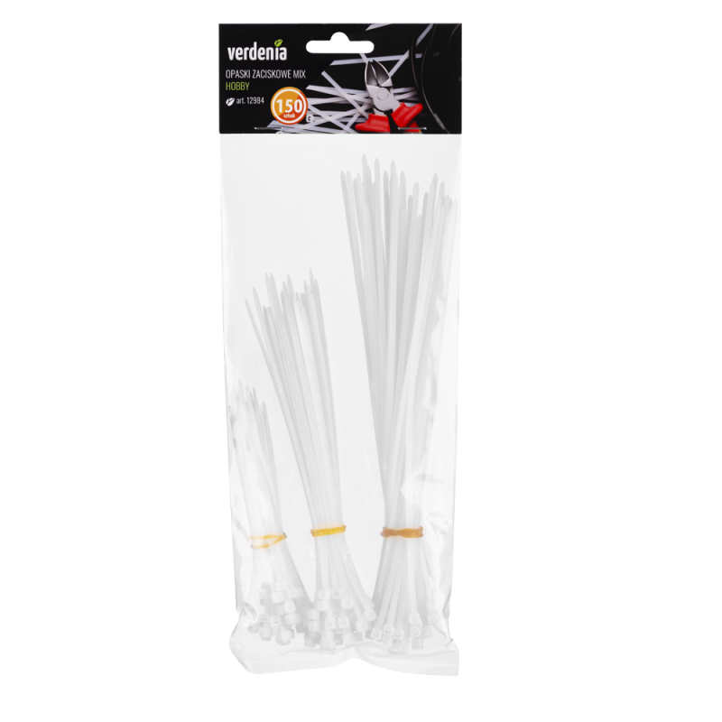 Opaski zaciskowe 25cm 80 sztuk HOBBy białe