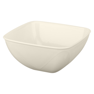 Miska kwadratowa DAISY 0,4L kremowa
