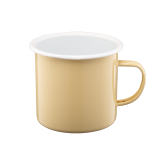 Kubek emaliowany ROBERTO 10cm/0,75l 15800 żółty