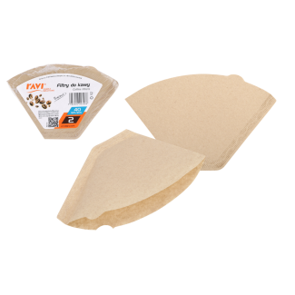 Filtry do kawy rozmiar 2/40 sztuk RAV