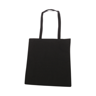 Torba bawełniana z długim uchem CZARNA 38x42cm RAVI