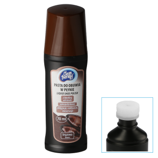 Pasta do obuwia w płynie brązowa 70ml RAVI