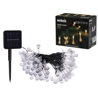 Girlanda solarna KROPLE 100 led 12m