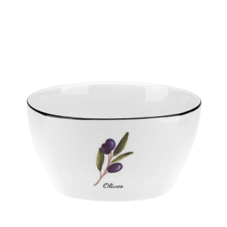Miseczka PROWANSJA 800ml z porcelany New Bone 81477 wz. Olives