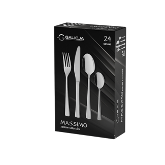Zestaw sztućców MASSIMO 24 elementy