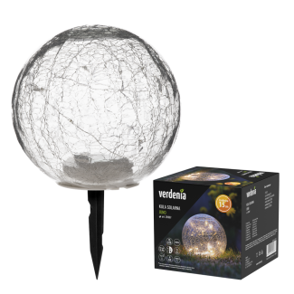 Lampa kula solarna JUNO 15cm 15LED