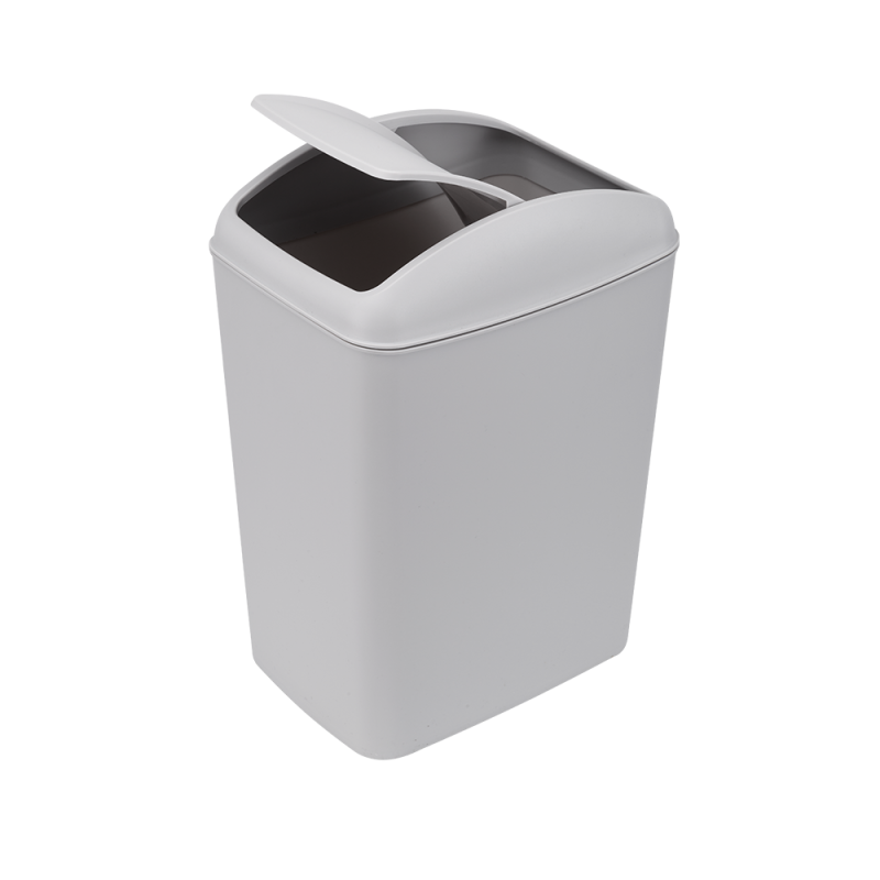 Kosz uchylny SLIM 20L szary