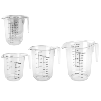 Dzbanek z miarką zestaw 3 sztuki (0,25L, 0,5L,1L) RAVI