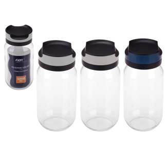 Pojemnik szklany 1000ml GLASSER RAVI