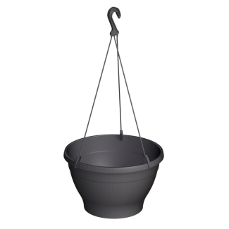 Doniczka wisząca MELROSE 26cm antracyt
