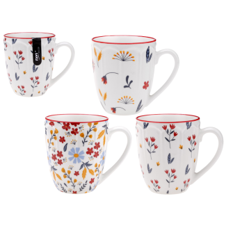 Kubek z porcelany EXOTIC FLOWER 400ml RAVI