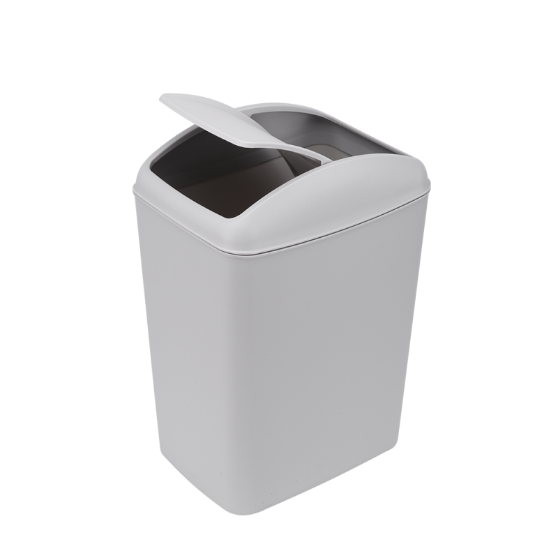 Kosz uchylny SLIM 10L szary