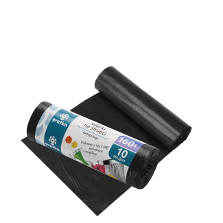 Worki na śmieci 160L z folii LDPE 10 sztuk RAVI