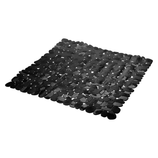 Mata łazienkowa PEBBLE 53x53cm czarna