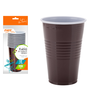 NJ Kubki do ciepłych napojów 200 ml, 12szt 01314