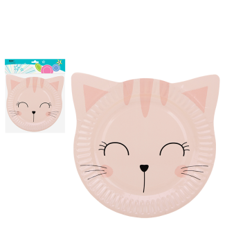 Talerz papierowy Kitty 6 sztuk RAVI