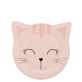 Talerz papierowy Kitty 6 sztuk RAVI
