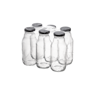 Butelka 330ml z zakrętką fi43 51150 6 sztuk