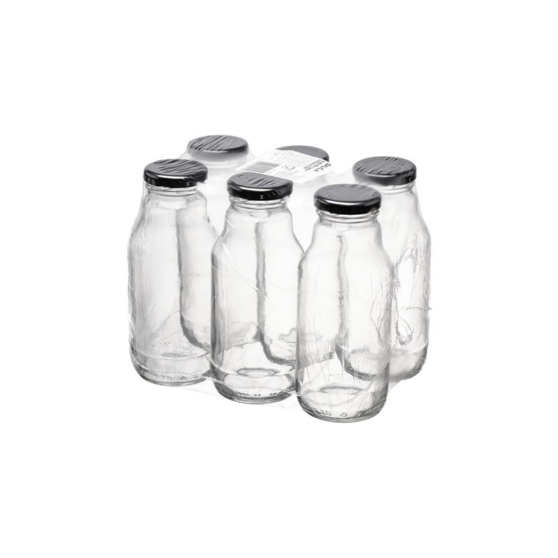 Butelka 330ml z zakrętką fi43 51150 6 sztuk