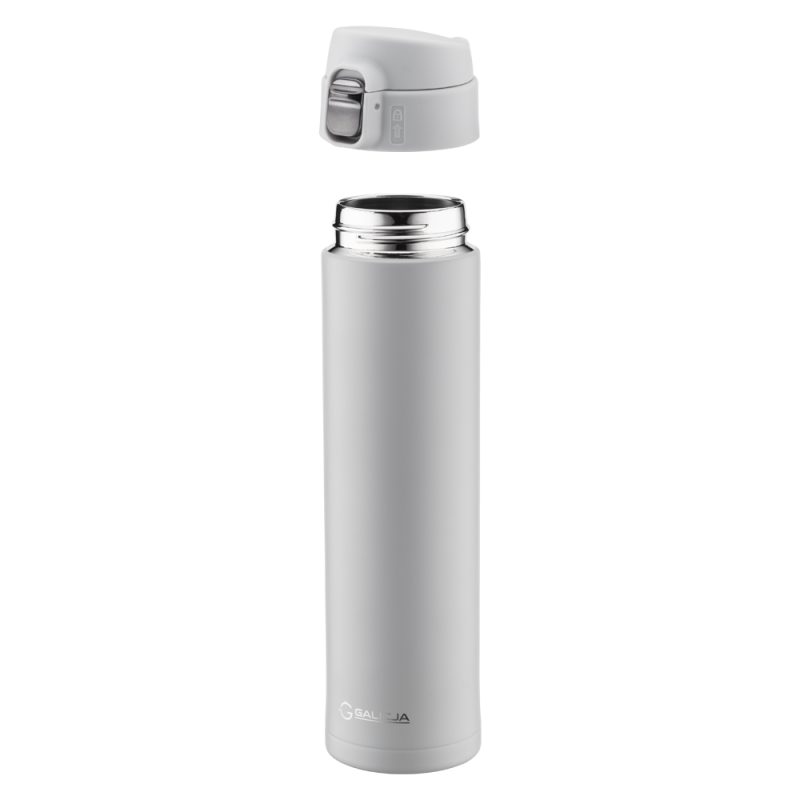 Kubek termiczny na kawę herbatę 520ml Quentin szary
