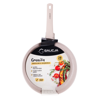 Patelnia głęboka GRANITA 28cm