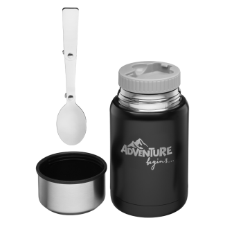Termos obiadowy ADVENTURE 500ml czarny