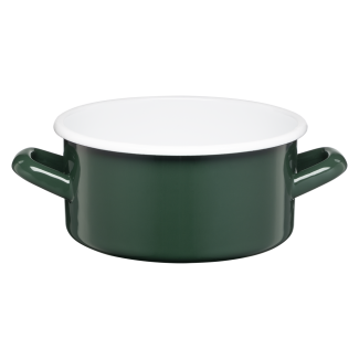 Rondel emaliowany gładki GORDON 16cm/1,5l 02091 zielony