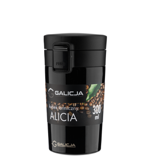 Kubek termiczny ALICIA 300ml 24694 czarny