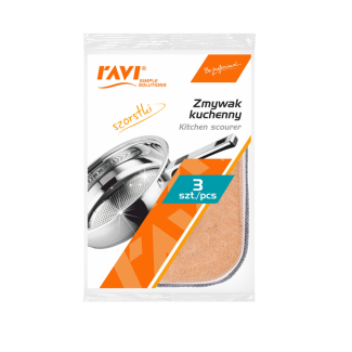 Zmywak kuchenny szorstki 3szt. RAVI