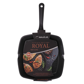 Patelnia grillowa ROYAL 28cm