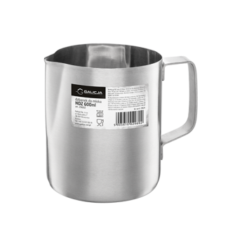 Dzbanek do mleka nierdzewny 600ml