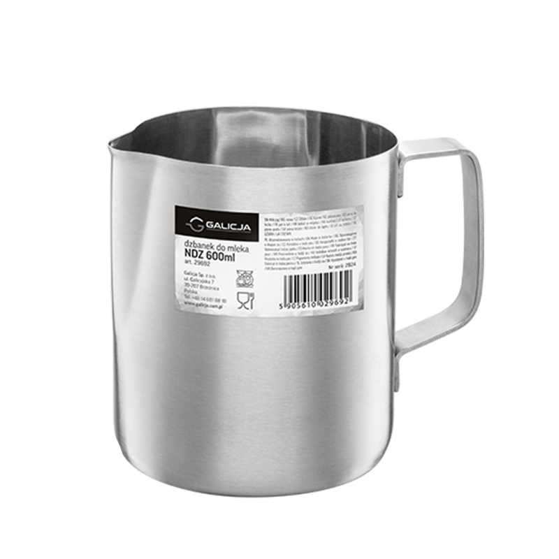 Dzbanek do mleka nierdzewny 600ml