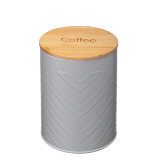 Pojemnik metalowy GOMERO COFFEE szary