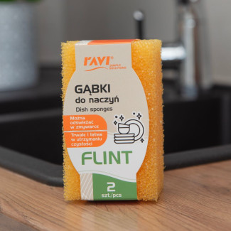 Gąbki do naczyń FLINT 2 sztuki RAVI