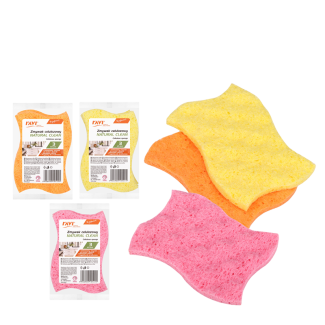 Zmywak Celulozowy NATURAL CLEAN 3 sztuki RAVI