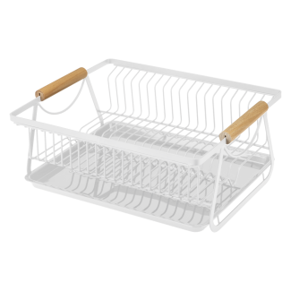 Suszarka ociekacz do naczyń ADELLE 35x28x14,5cm kremowy