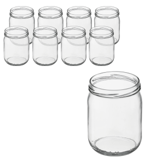 Słoik 540ml prosty 50795 8 sztuk