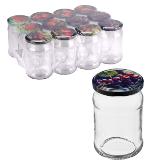 Słoik 315ml+ zakrętka 50894 12 sztuk