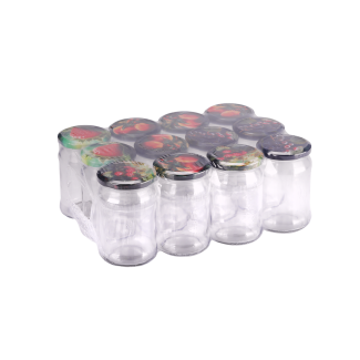 Słoik 315ml+ zakrętka 50894 12 sztuk