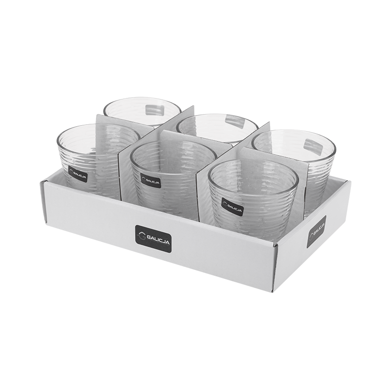 Szklanka HARMONY 310ml 33019 (tacka 6 sztuk) wzór 2