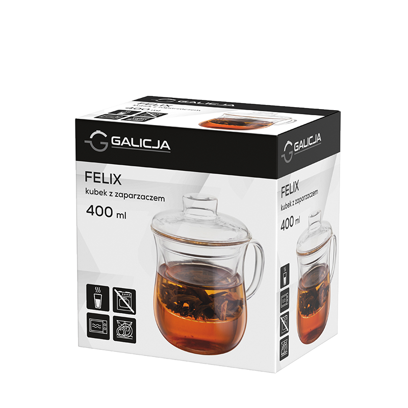 Kubek z zaparzaczem FELIX 400ml
