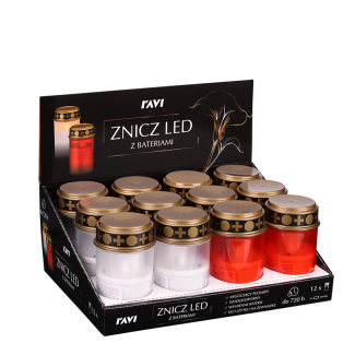 Znicz LED z bateriami 90245