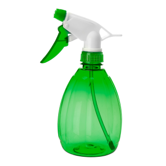 Zraszacz transparentny FLORA 550ml zielony