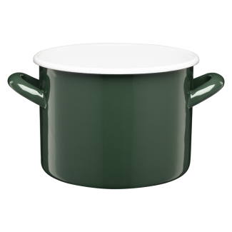 Garnek emaliowany gładki GORDON 16cm/2,4l 29301 zielony